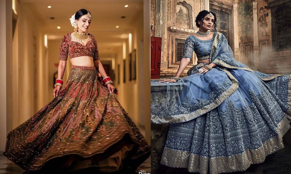 Make a style statement with exquisite velvet lehengas